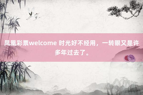 凤凰彩票welcome 时光好不经用，一转眼又是许多年过去了。