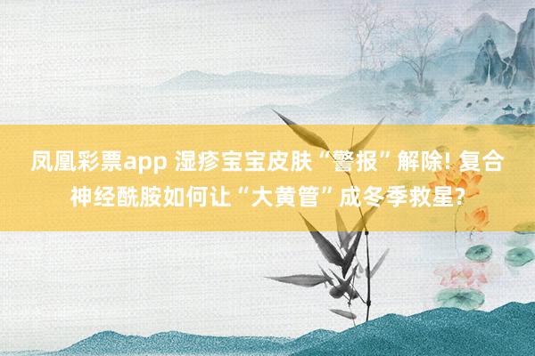凤凰彩票app 湿疹宝宝皮肤“警报”解除! 复合神经酰胺如何让“大黄管”成冬季救星?