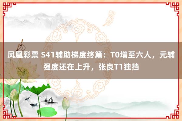凤凰彩票 S41辅助梯度终篇:T0增至六人,元辅强度还在上升,张良T1独挡
